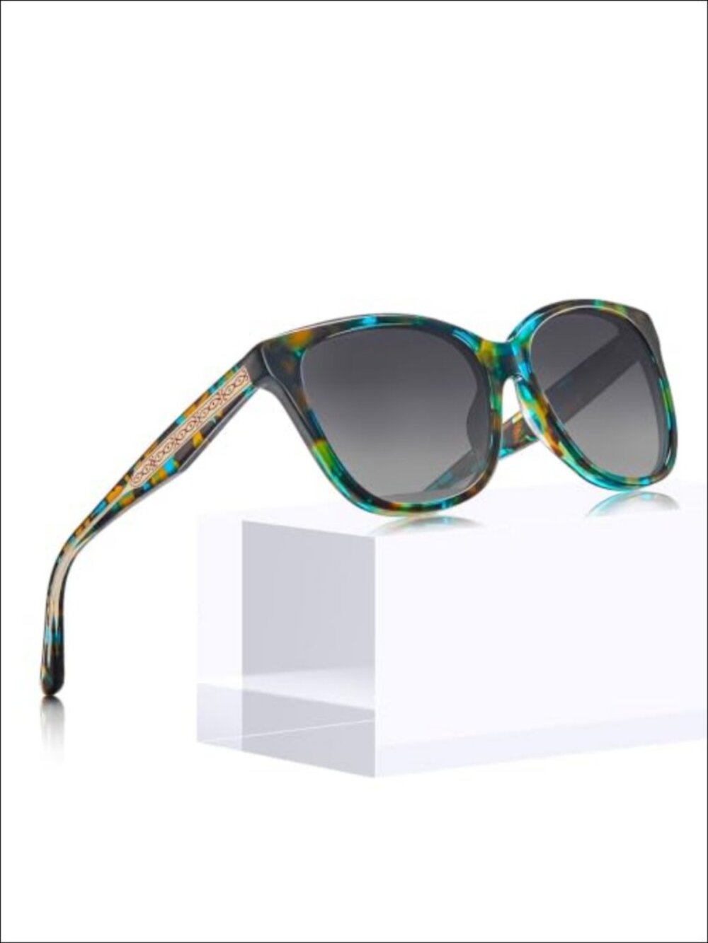 Polarized Square Sunglasses UV Protection Full Frame Retro Wrap Around